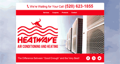 Desktop Screenshot of heatwaveair.com